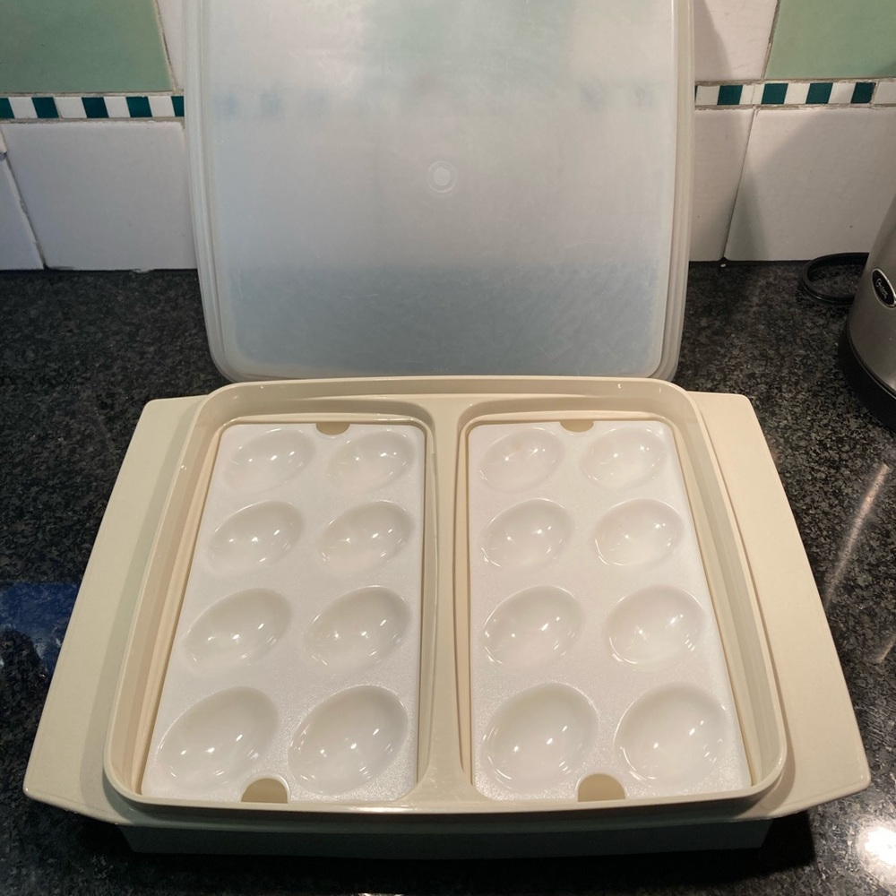 Vintage Tupperware Egg Container